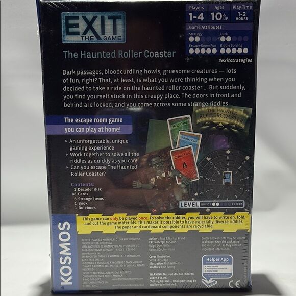 EXIT: The Haunted Roller Coaster Game - Black and Green - Picture 7 of 10